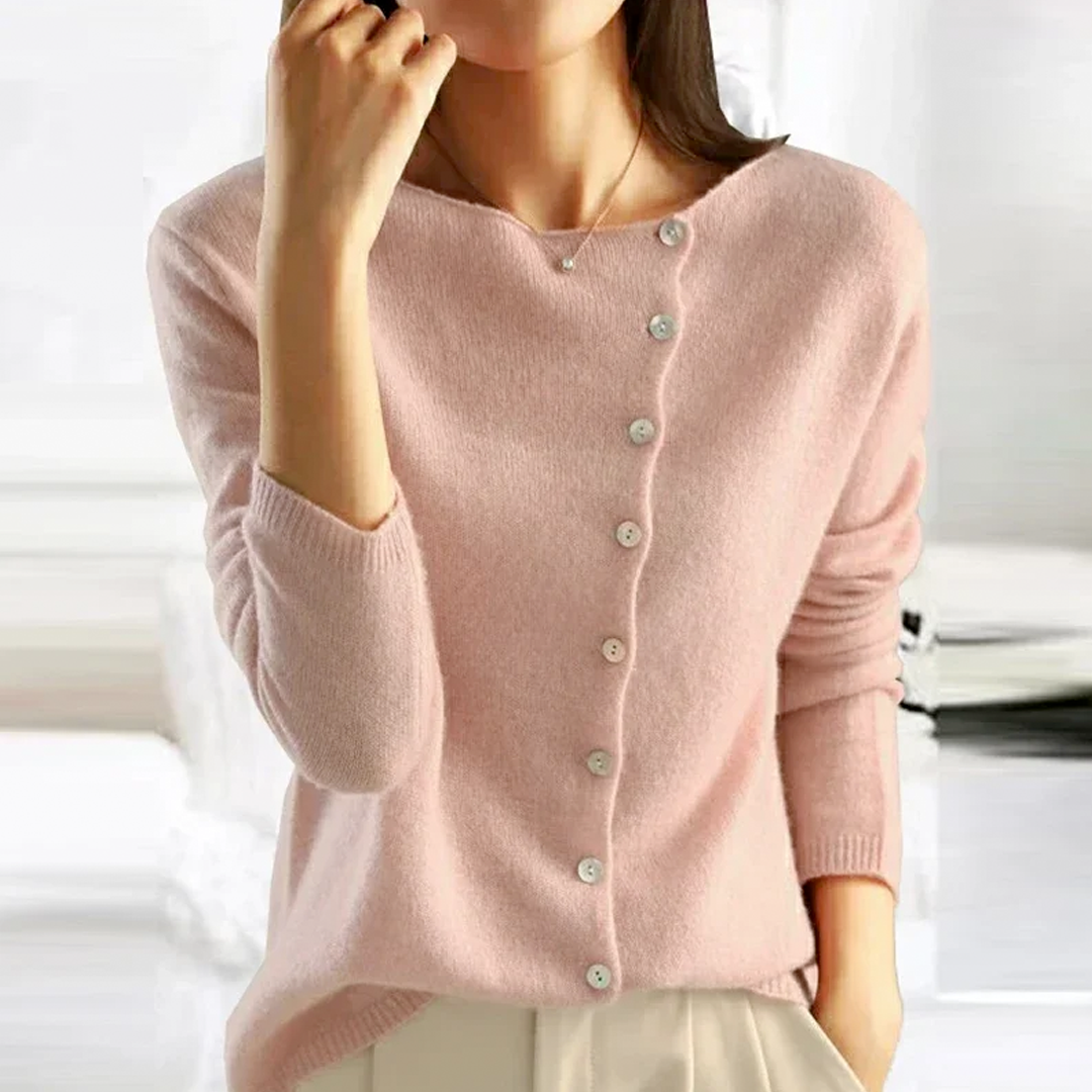 Elegant Women's Cashmere Cardigan