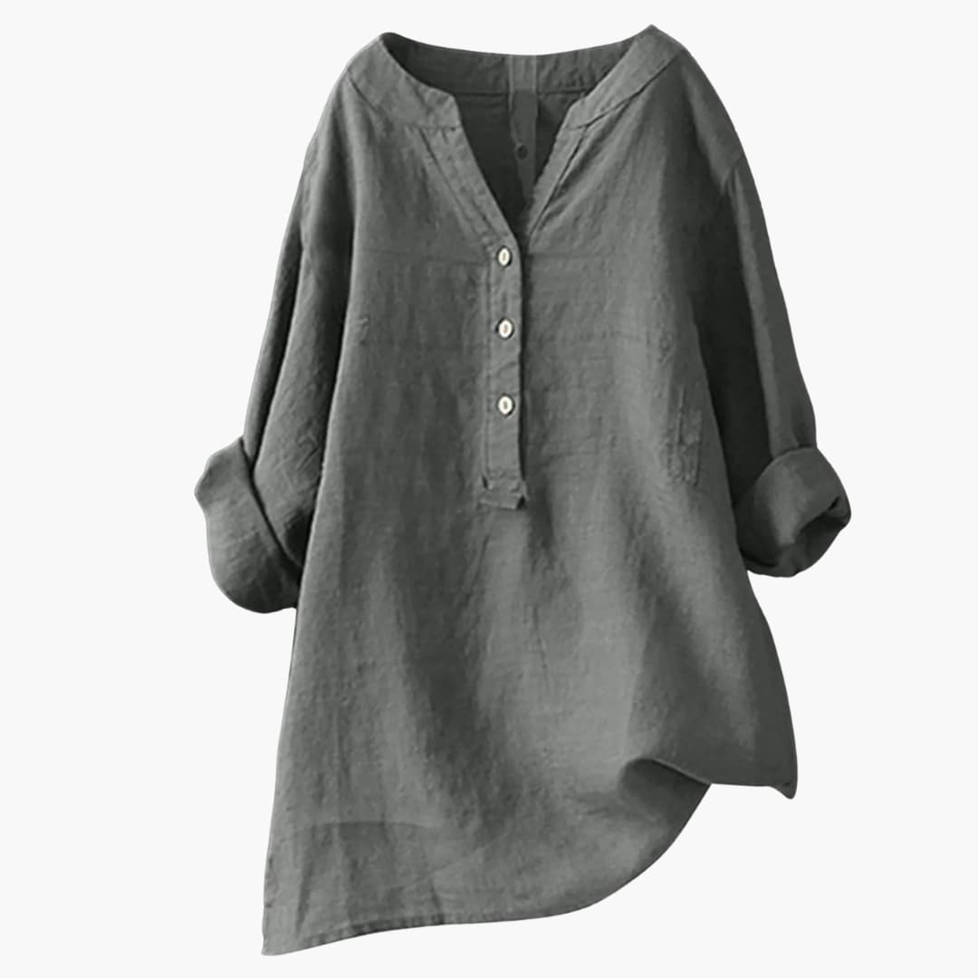Long Sleeve Button-Down Shirt for Women
