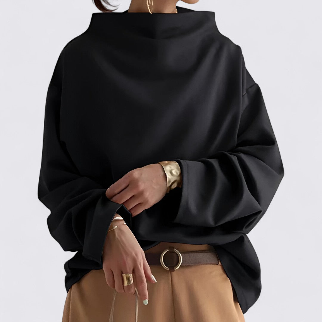 Long Sleeve Oversized Blouse for Women