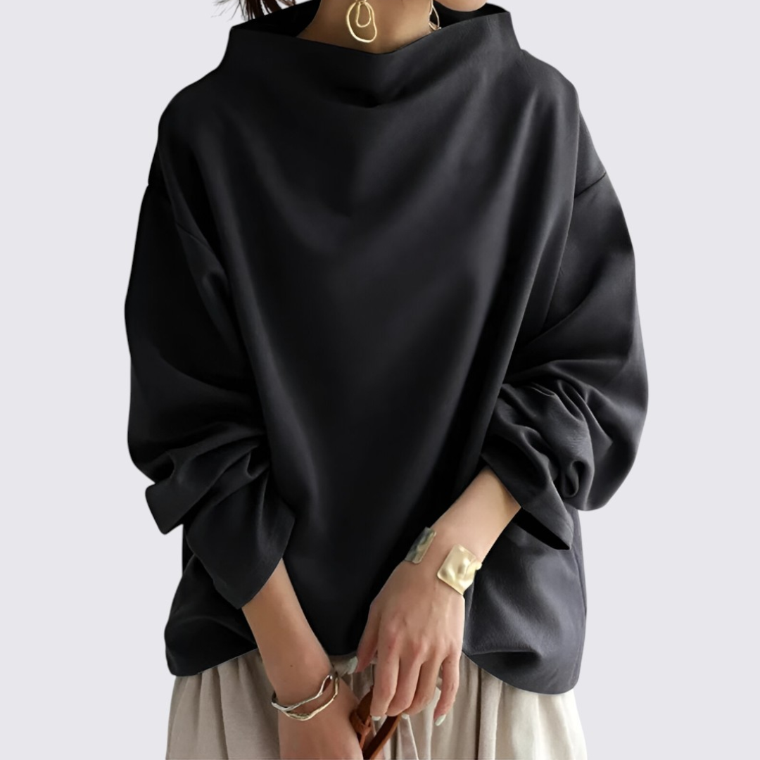 Long Sleeve Oversized Blouse for Women