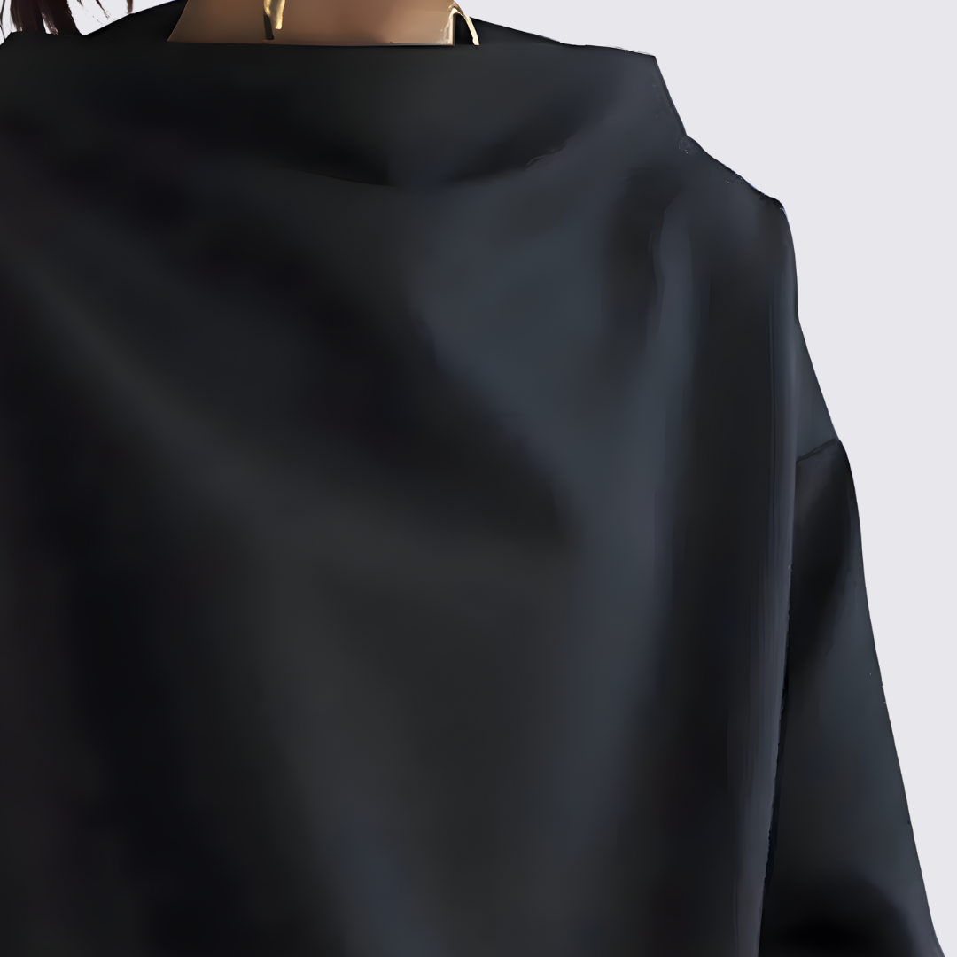Long Sleeve Oversized Blouse for Women