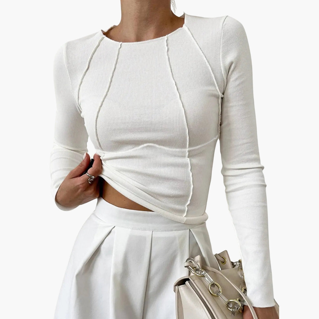 Fitted Long Sleeve Top for Women