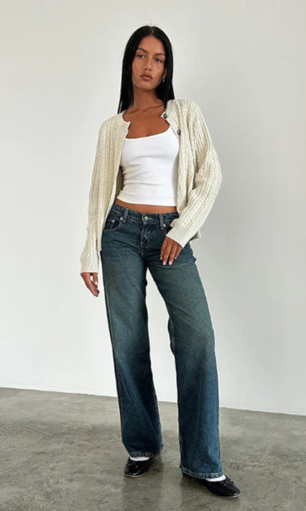 Women's Low waist stretch denim jeans