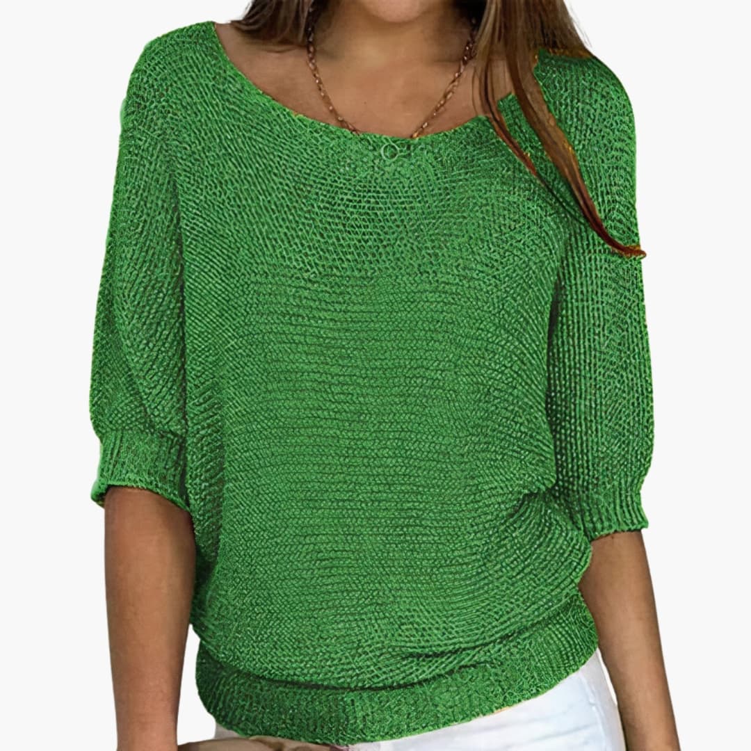 Scoop Neck Blouse for Women