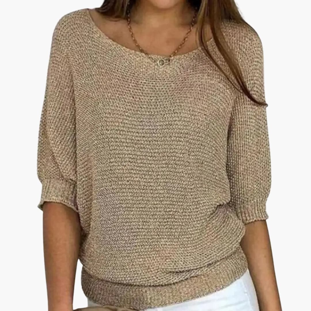 Scoop Neck Blouse for Women