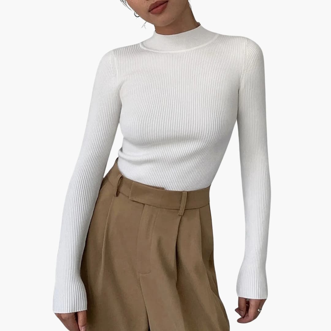 Fitted Long Sleeve Top for Women