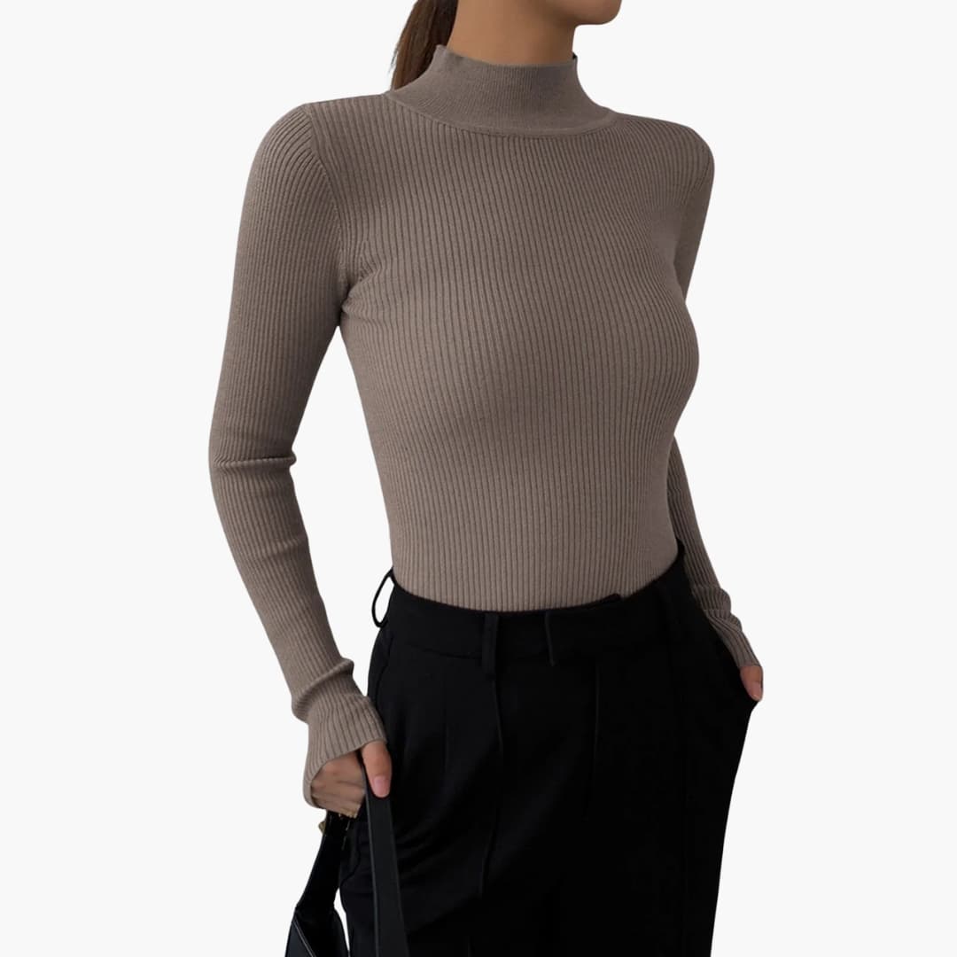 Fitted Long Sleeve Top for Women