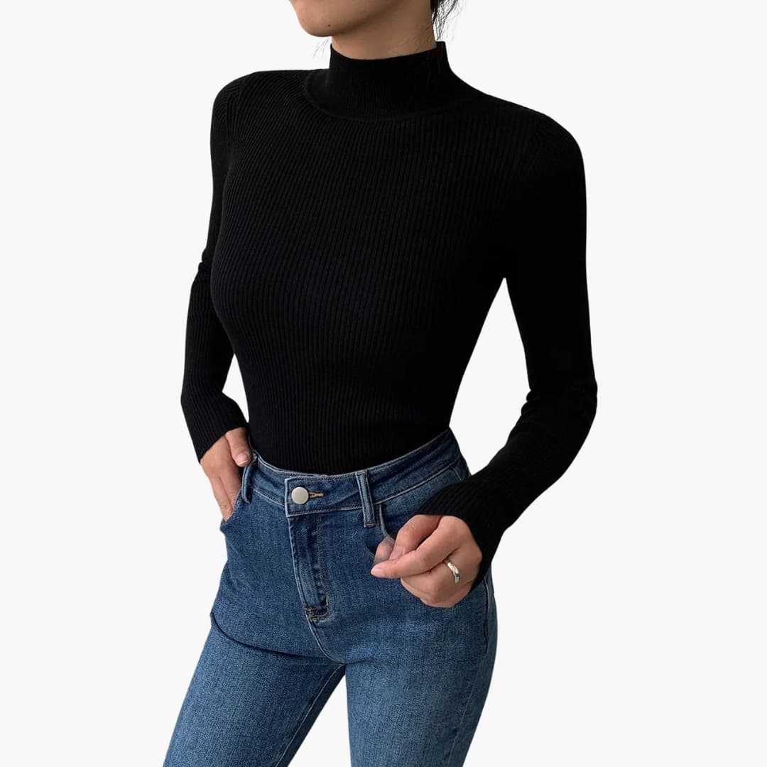 Fitted Long Sleeve Top for Women