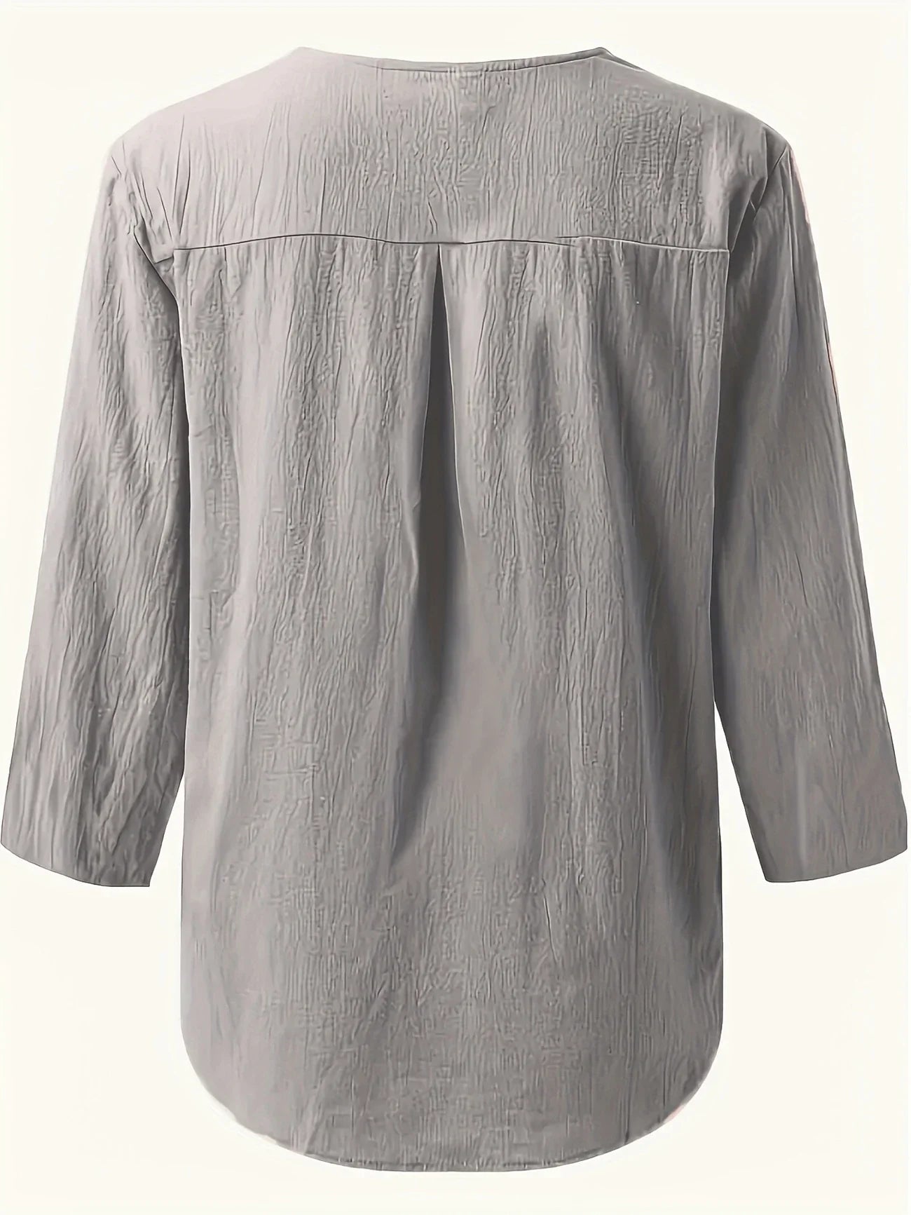 Luna - Casual Cotton and Linen Blouse